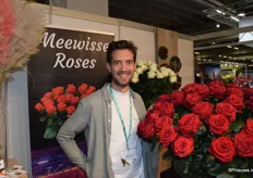 Tom Meewisse van Meewisse Roses bracht pracht boeketen naar de Trade Fair dit jaar